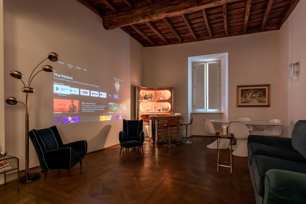Chic And Style In Historical Via Giulia Roma Exterior foto